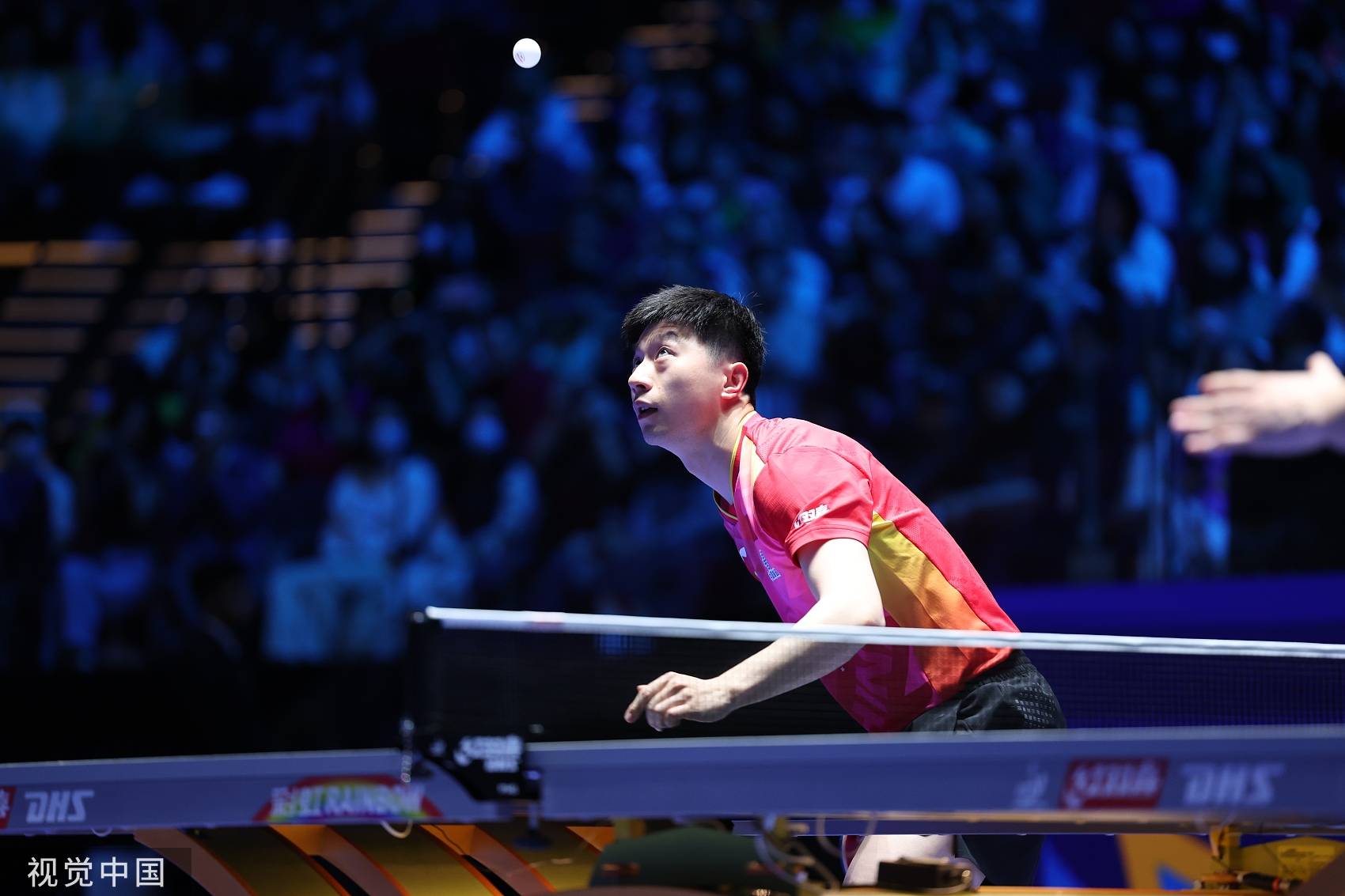中国乒乓球队横扫英国乒乓球队，马龙高光表现